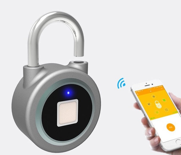 Smart lock fingerprint padlock mobile phone APP control Bluetooth unlocking luggage fingerprint lock trolley case fingerprint lock