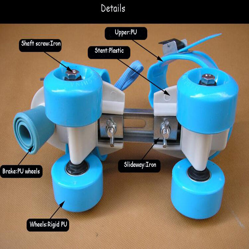 Double row skates