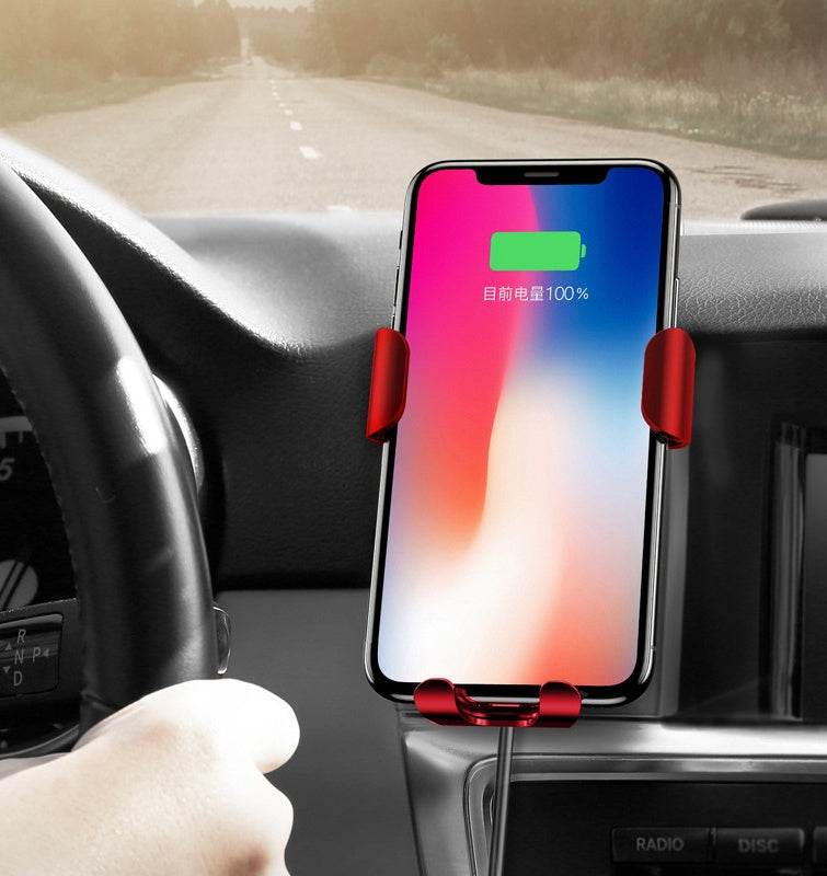 Gravity bracket wireless charging car two-in-one wireless charging bracket charger new car wireless charging