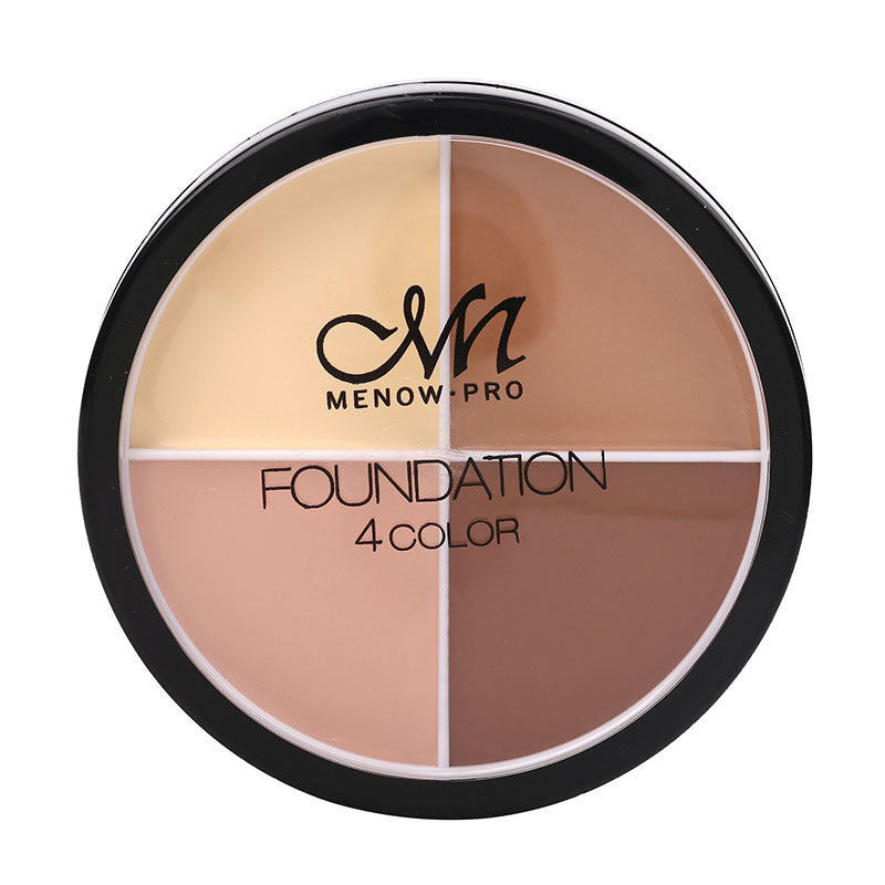 Hot Sale Nuo Foundation Cream Four-Color Concealer Toning Cosmetics