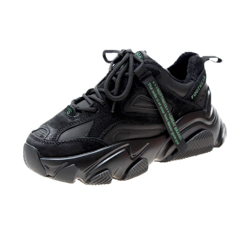 Daddy Shoes Ins New All-Match Thick-Soled Sports Shoes, Internally Increased Women'S Shoes