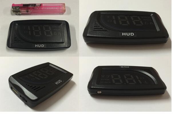 A101 head-up display HUD speed speed water temperature small mileage OBD universal car display