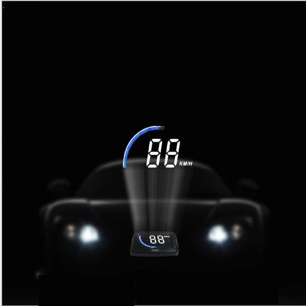 A101 head-up display HUD speed speed water temperature small mileage OBD universal car display