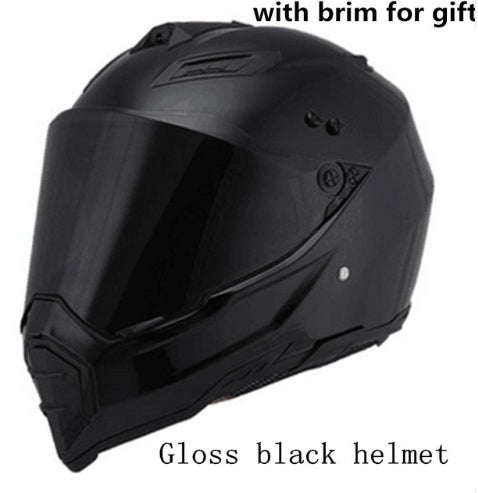 Off-road helmet motorcycle racing helmet road off-road dual-use helmet men and women four seasons pull helmet full face helmet