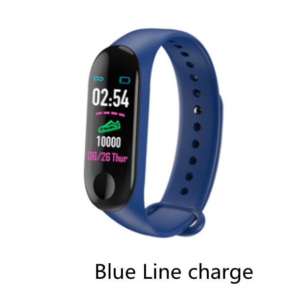 Compatible With , Smart Bracelet Heart Rate And Blood Pressure Exercise Meter Step Information Push Smart Reminder Color Bracelet