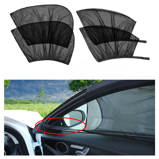 Car Front&Rear Side Curtain Sun Visor Shade Mesh Cover Insulation Anti-mosquito Fabric Shield UV Protector Car Accessories Car Side Window Sunshades Window Screen Door Covers UV Protector