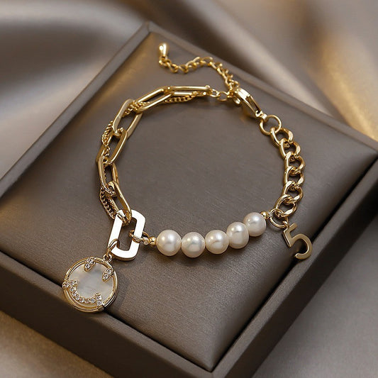 Women's Minimalist Freshwater Pearl Bracelet