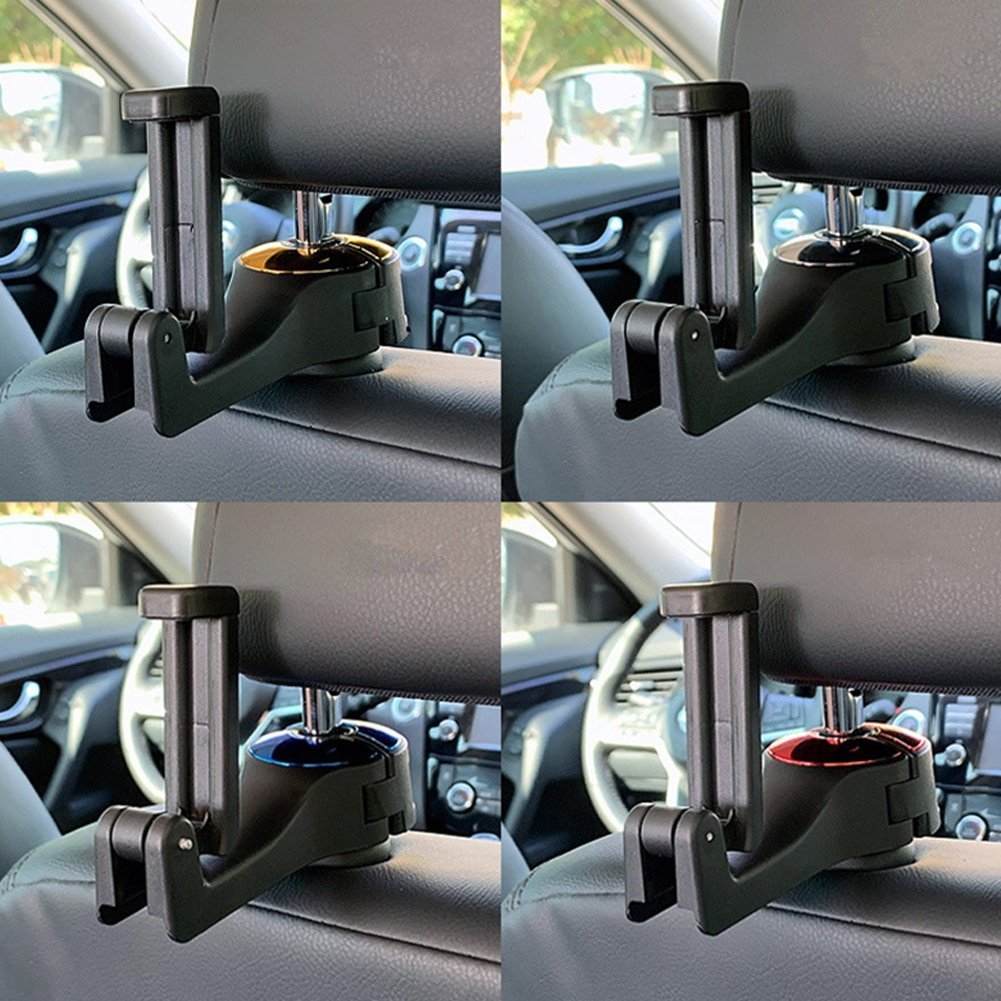 Car Headrest Hook Phone Car Holder Car Hanger For A4 B6 Seat Back Hanger Storage Hook Phone Holder Auto Fastener Clip