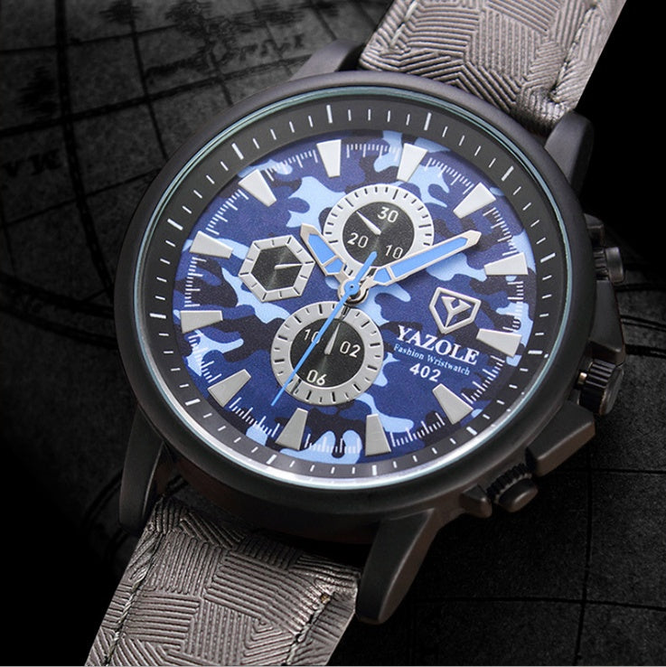 Belt watch camouflage military watch