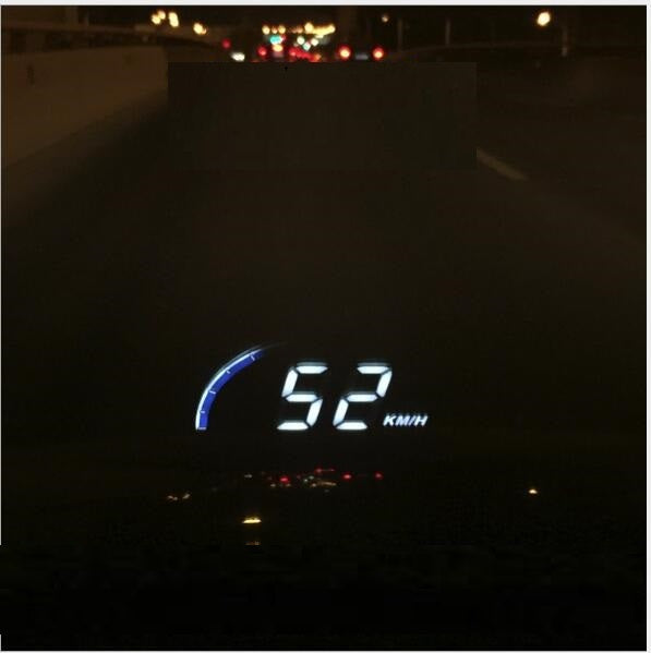 A101 head-up display HUD speed speed water temperature small mileage OBD universal car display